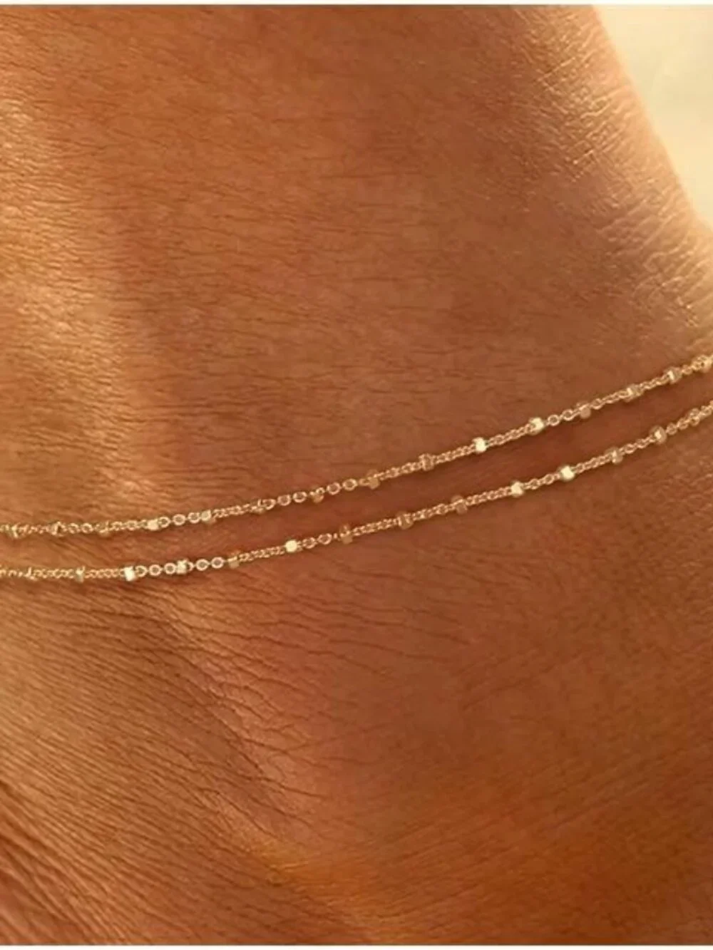 Ankle Bracelets for Women - Silver/Gold Plated Stainless Steel Anklets for Women